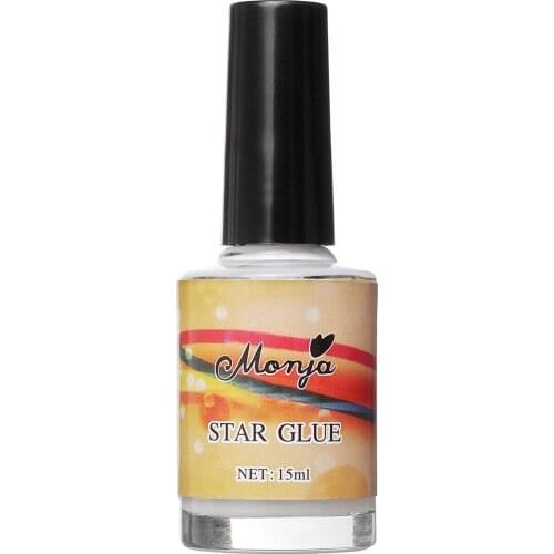 Monja 15ml/Bottle Nail Art Sparkly Sticker Transfer Foil Adhesive Soak Off Varnish Gel Nail Star Sky Glue DIY Manicure Tool