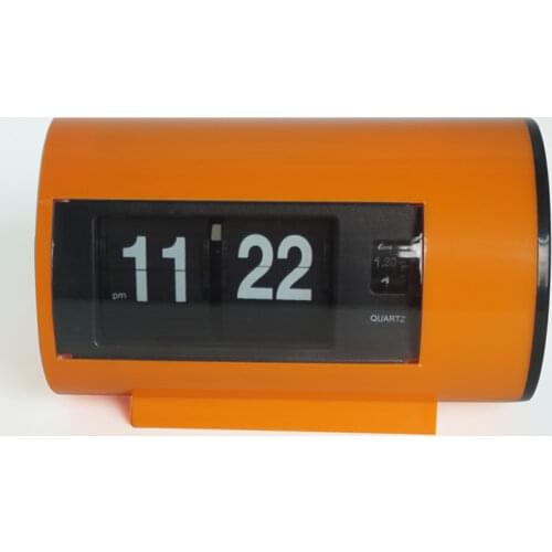 Retro Table Clock Auto Flip Clock 12 Hours AM/ PM Format Display Timepiece Desk Clock Flip Page Turning Clocks