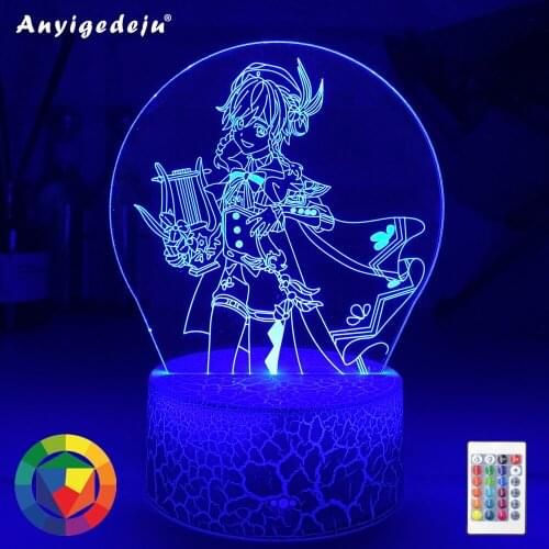 Newest Japanese 3d Lamps Anime Figure Nightlight Kids Child Girls Bedroom Decor Lights Manga Gifts Night Light Lamp In The A-445