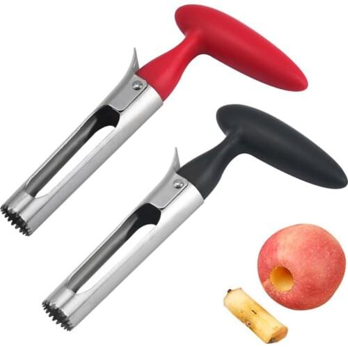 Stainless Steel Apple Cutter Kitchen Tools Core Remover Portable Multi-function Fruit Vegetables Pear Apple Corer