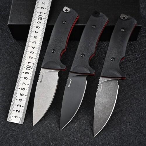 Military Knife G10 Handles VG10 Fixed Blade Outdoor Camping Knifes With Hunting Survival Knives CSGO Tactical Utility EDC Tools