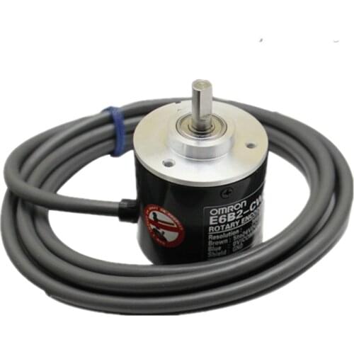 Original Omron Optical Rotary Encoder E6B2-CWZ6C 100 200 720 500 1000 1024 2000 P/R 2M Pulse NPN Open Collector