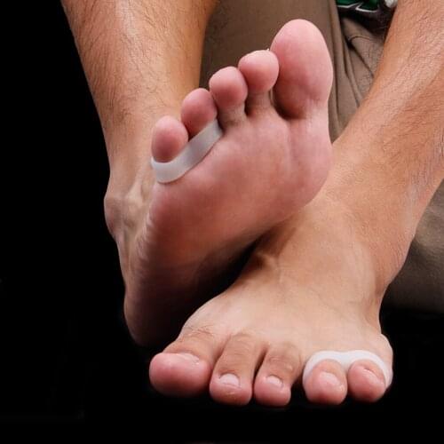 Pair Footful Gel Little Toe Valgus Bunion Corrector Straightener Separator Foot Care Finger Corrector adjuster