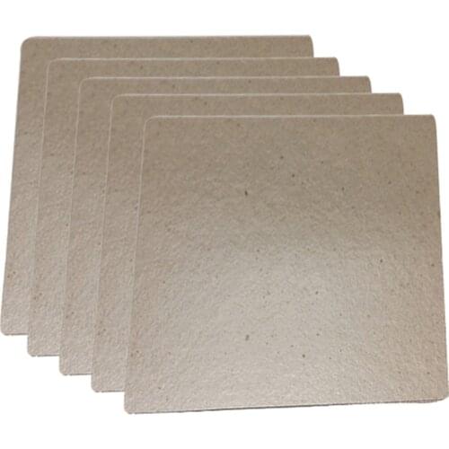 5pcs Mica Plate Sheet Microwave Oven Replace Part 120x 130mm Universal Mica Plates for Midea for Electric Hair-dryer Toaster ect
