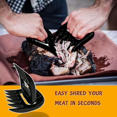 BBQ Meat Shredder Claws Handle Shred Cut Meats Splitter Essential For BBQ Kitchen Cooking BBQ Grill Accessories