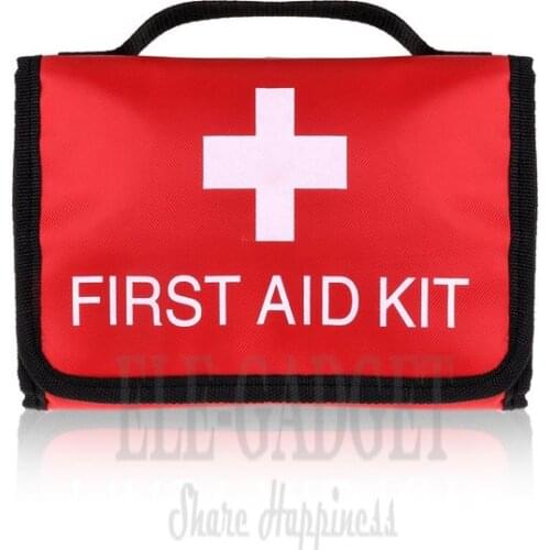 Foldable Waterproof Outdoor First Aid Kit Bag Portable Collapsible High Capacity Bag For Home Travel Emergency Treatment