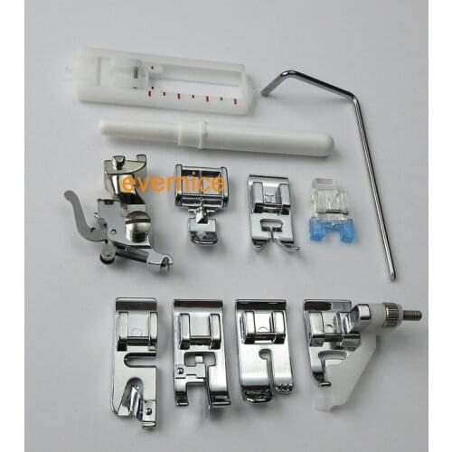 Concealed Invisible Zipper,Cording Piping,Zigzag Foot for Bernina New Style Artista