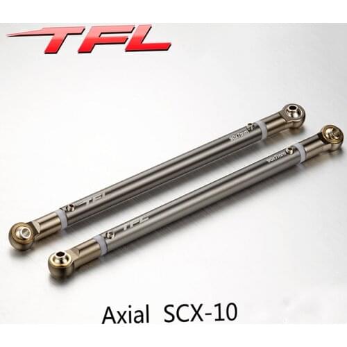 TFL RC Car accessories 1/10 AXIAL SCX10 Rock Crawler 126mm Linkage Rod Part Aluminium Alloy TH01814-SMT6