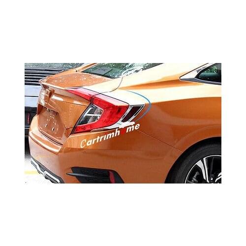Rear Tail Light Lamp Eeylid Cover For Honda Civic 10th Gen 4dr Sedan 2016 2017