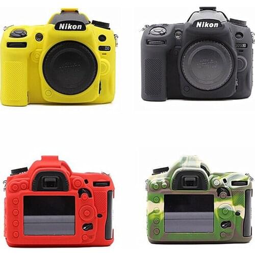 Silicone Armor Skin Case Body Cover Protector for Nikon D5500 D5600 Digital Camera
