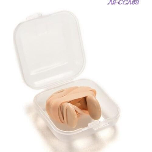 Nose Clip Adult Women Men Swimming Nose Clip Waterproof Soft Water Sport Slightly Sprung Senior Rubber Covered 1PCS