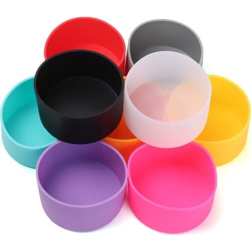 1 PC New Silicone Boot for Water Bottle Water Bottle Anti-Slip Bottom Sleeve Cover for Water Bottle Accessories