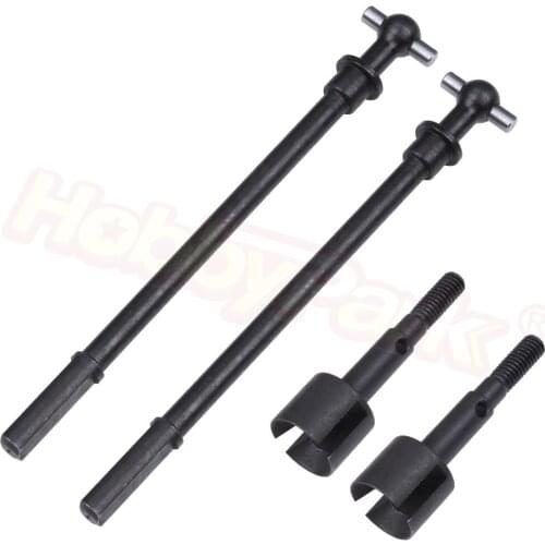 4pcs Metal Front Wheel Axle & Front Axle Shaft 116876 116873 for HPI VENTURE FJ Cruiser Trail Truck RC Crawler Car Spare Parts