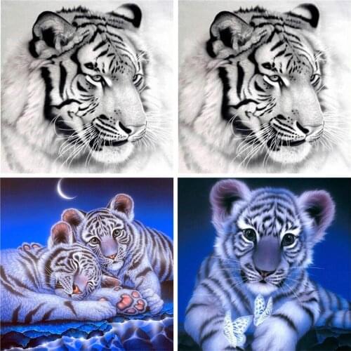 Diamond Painting Diamond embroidery 5d diy full square animals Tiger - diamond mosaic diamond paint daimond painting