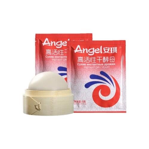 Angel Low Sugar Instant High Activity Dry Yeast Powder Bun Bread Baking Powder 5g/ Pack