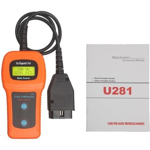 Car diagnostic tool U281 SEAT ABS Airbag Engine Reset Code Reader CAN BUS OBD2 Scanner Tool