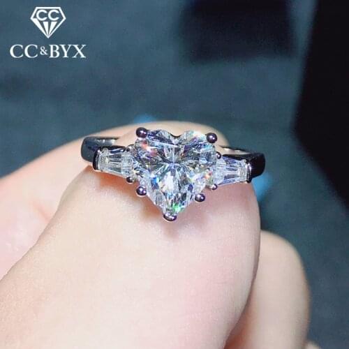 CC&BYX Women's Silver Rings