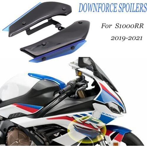 For BMW S1000RR S 1000 RR 2019-2021 Motorcycle Side Downforce Sport Spoilers Aerodynamic Fixed Winglet Fairing Wing Windshield