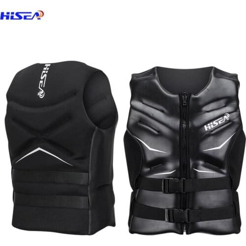HISEA Oversized Buoyancy Windproof Fly Fishing glideskin Life Vest Clothing Vest Detachable Breathable Life jacket Aid Sailing