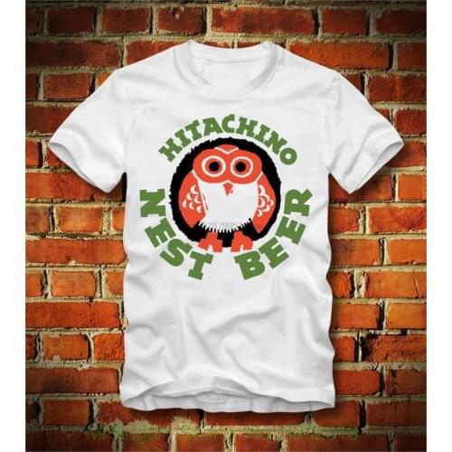 Boardrippaz T Shirt Hitachino Nest Beer Japan Bier Retro Vintage Sapporo Asahi 2018 Fashion 100% Cotton Slim Fit Top