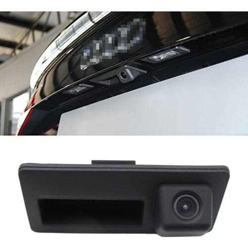 Car Trunk Handle Camera Rear View HD Camera for Audi A3 A4 A6 RS4 RS6 for Passat B5 Tiguan Touarge