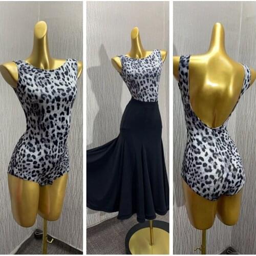 Latin Dance bodice ballroom dance Tops Leotard Body suit Practice Clothes Sexy Sleeveless ballroom dance costume