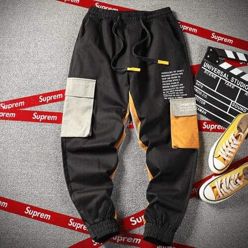 Mens sweatpants men 2020 trend Black Winte streetwear trousers casual sport trousers Overalls