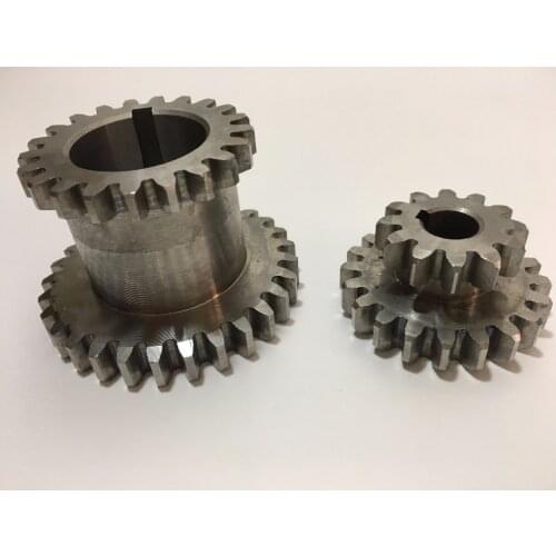 Freeshipping 2pcs/set CJ0618 Teeth T29xT21 T20xT12 Dual Dears Metal Lathe Gear duplicate gear double gear