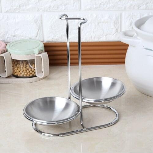 Stainless Steel Kitchen Utensil Storage Rack Cutlery Organizer Gadgets Container Holder Accessories Shelf