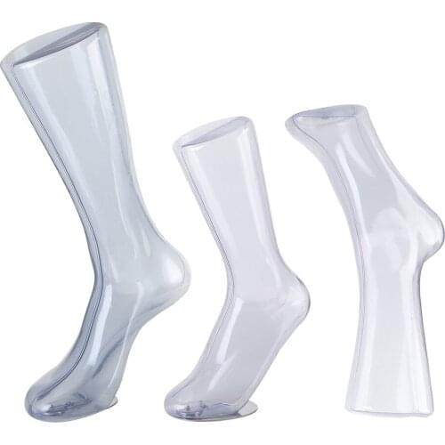 New Style Tranpsarent Foot Mannequin Foot Model Clear Model On Promotion