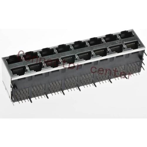 Original RJ45 Connector For TE 2*8 16 Ports Right Angle 569259-1