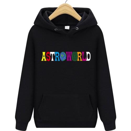 Travis Scotts ASTROWORLD Autumn Winter Hoodies Man printing Letter Swag WISH YOU WERE HERE Hoodie Plus US Size S-XXXL