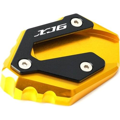 For Yamaha XJ6 XJ6F XJ6N DIVERSION 2009-2015 CNC Kickstand Foot Side Stand Extension Pad Support Plate Motorcycle Accessories