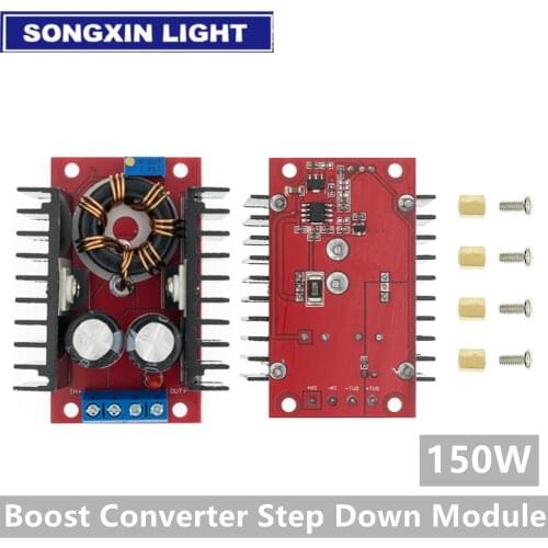 New 1pcs 150W Boost Converter DC-DC 10-32V to 12-35V Step Up Voltage Charger Module MODU