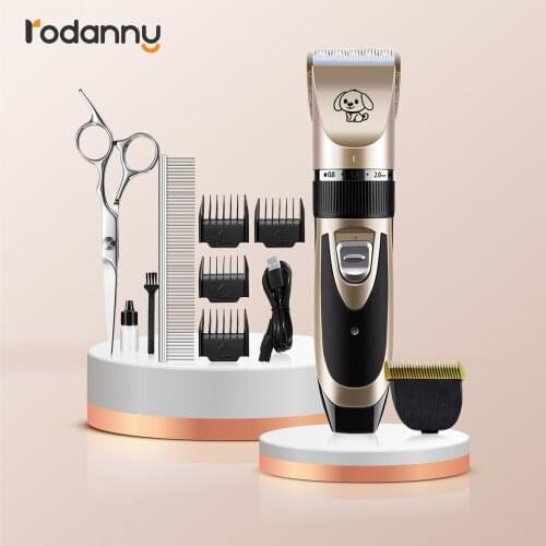 Rodanny Professional Electric Pet Hair Animal Grooming Shavers Hair Clippers Dog and Cat Cutter Machine Shaver Electric