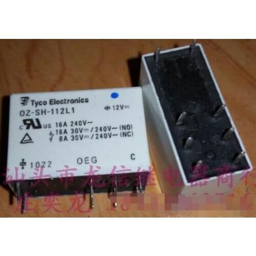 Relays OZ-SH-112L1 14F-1C-8P-12V