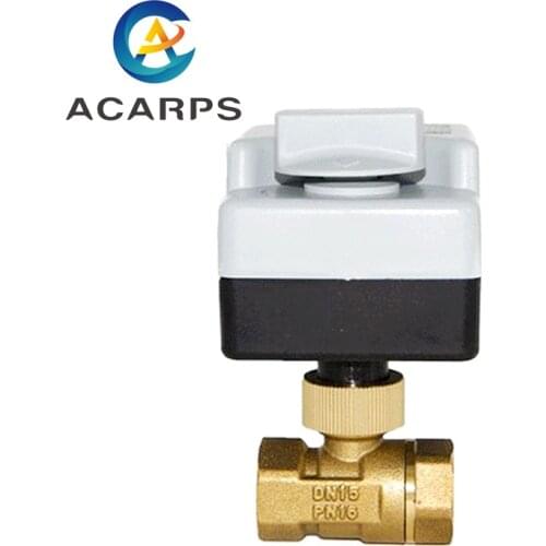 1/2" 3/4" 1" 1-1/4" 1-1/2" 2" Manual-Automatic Integrated Electric Ball Valve Two-Way Three-Wire Two-Control 220VAC