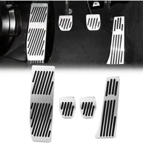 Car Accessories For BMW 3 5 series E30 E32 E34 E36 E38 E39 E46 E87 E90 E91 X5 X3 Z3 MT/AT pedal Pads Cover Stickers Car Styling