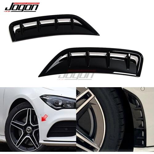For Mercedes Benz CLA Class C118 CLA180 CLA200 2020 2021 Car Front Wheel Bumper Side Fender Air Vent Hood Outlet Cover Trim
