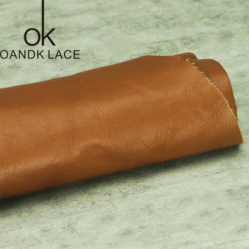 Coffee smooth head leather, handmade DIY wallet import thickness 2.2 mm