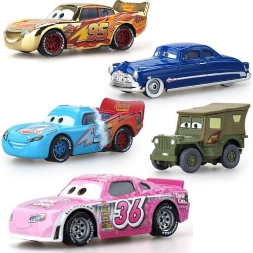 Disney Pixar Cars 2 33 Style Lightning Mcqueen Mater 1:55 Diecast Metal Alloy Model Car Birthday Gift Toys For Children Boys