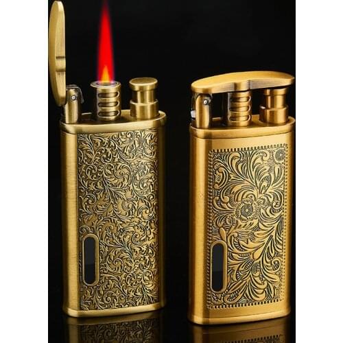 2020 New Torch Lighter Jet Turbo Gas Lighter For Cigar Cigarette Windproof Metal Pocket Lighter Gadgets For Man Gas Window