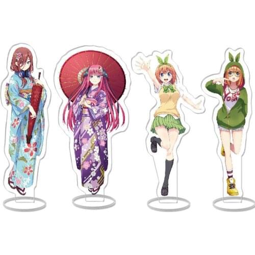 The Quintessential Quintuplets Ichika Nino Anime Acrylic Stand Figure Model Decoration Toys Cosplay Gifts Collection