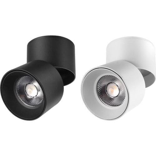 Surface Mounted LED Ceiling Lights 3W 5W 7W 12W 15W 18W 20W COB LED Down light Foldable 360° Rotatable LED Spot lights 220V 230V