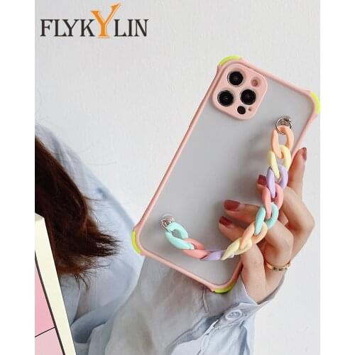 Colorful Bracelet Case on For Xiaomi Redmi Note 9 Cases Redmi Note 10 9 Pro 8T 9S 9A 9C 8A Shockproof Silicone Hard Cover Etui