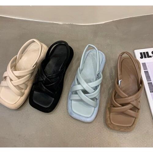 2021 Hot Sale Women Sandal Summer New Fashion Sandals Student Support with Anti-Slip Feature Sea Beach