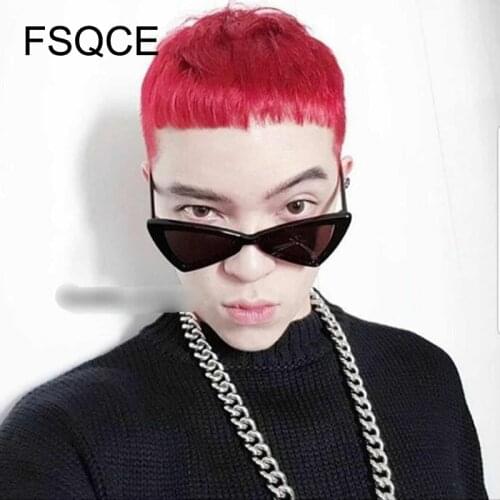 Gothic Retro Sunglasses Vintage Small Cat Eye Sunglasses Women Brand Designer Ladies Sun Glasses Men Luxury New Arrival 2019