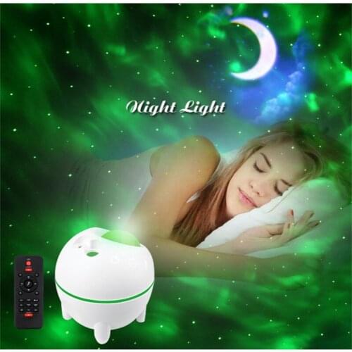 Bedroom Sleeping Light Creative Sky Nebula Moon Projection Light Starry Sky Light Ocean Water Pattern Atmosphere Night Light