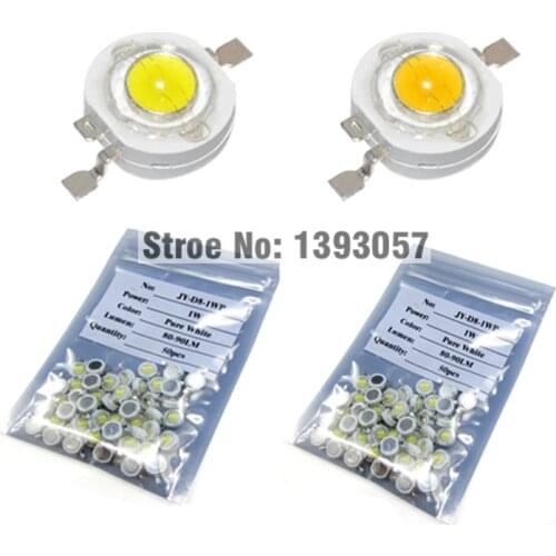 10PCS 1W 3W High power LED Lamps white /warm white/nature white 30mil 45mil Chips high light lights