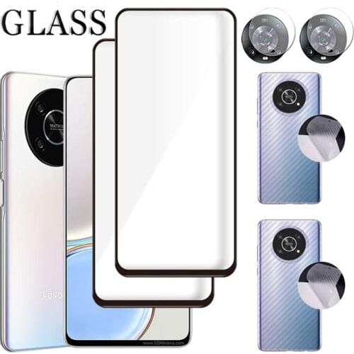 P Smart 2021 Case&Glass, 3D Tempered Glass For Huawei P Smart 2021 2019/2020 S/Z Camera Film Screen Protector psmart 2021 Glass